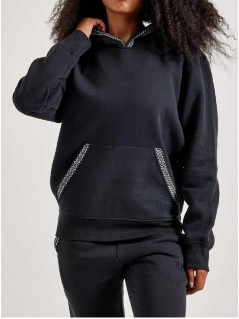 UGG Tasman Hoodie Size Small Women's Black Pockets Pullover